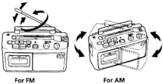 SONY CFM-A50 - To improve broadcast reception - 1
