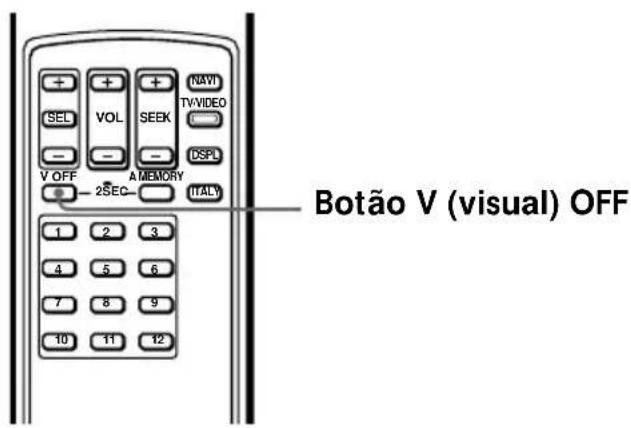 SEL VOL SEEK NAVY TVVIDEO DSPL V OFF 2SEC A MEMORY ITALY Botão V (visual) OFF 1 2 3 4 5 6 7 8 9 10 11 12