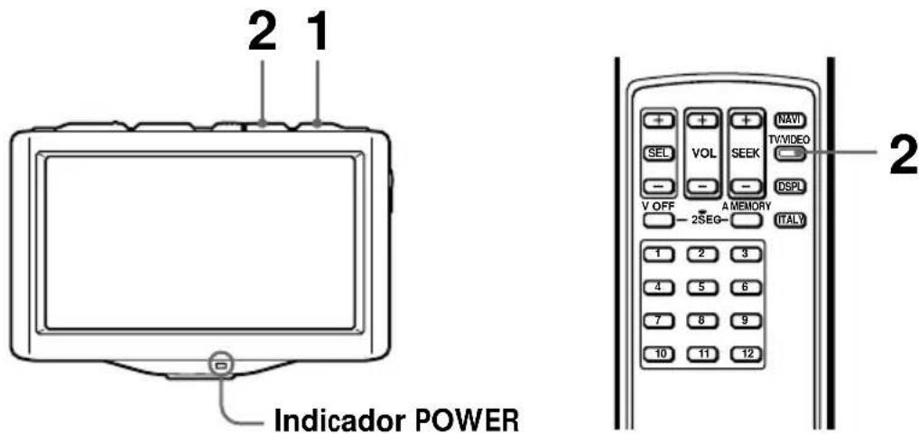 2 1 Indicador POWER + + + + NAV SEL VOL SEEK TVVIDEO V OFF - AMEMORY DSPL - 2SEG ITALI 1 2 3 4 5 6 7 8 9 10 11 12 2