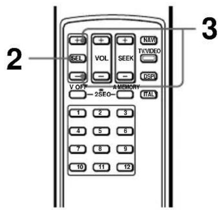 2 3 V VOL NAV TEL V-SEEK TV/VIDEO - - - DSPI V OFF A MEMORY 2SEO ITAL 1 2 3 4 5 6 7 8 9 10 11 12