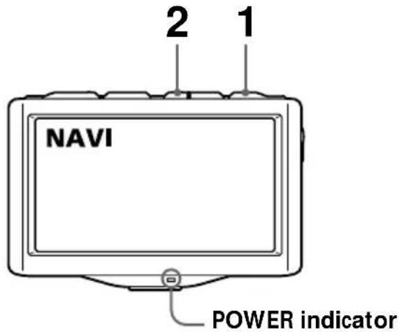 2 1 NAVI POWER indicator