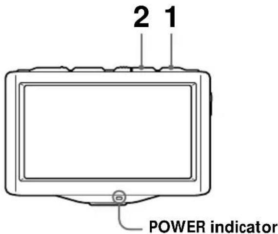 2 1 POWER indicator