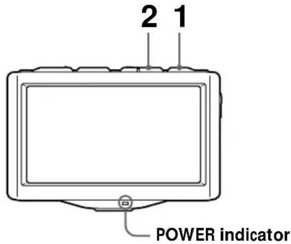2 1 POWER indicator