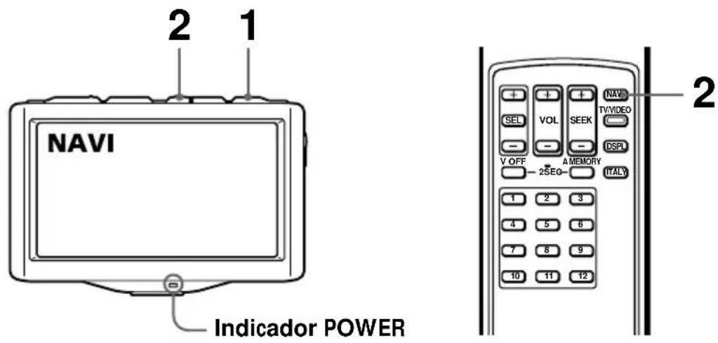 SONY XTL-W70 - Usando o sistema de navegação - 1