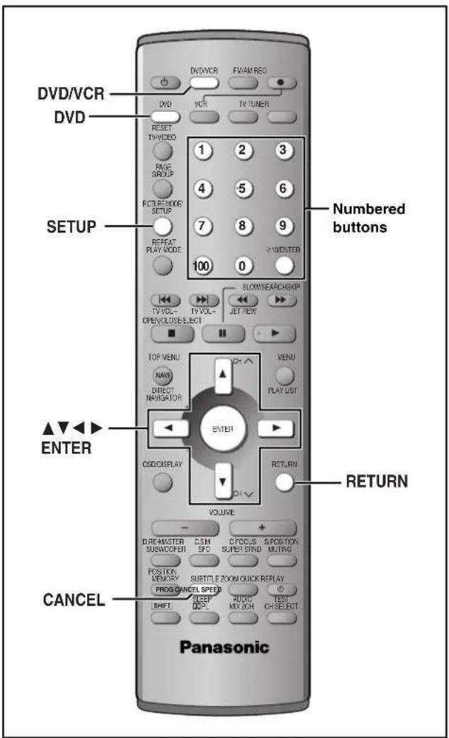 PANASONIC SC-HT790 - To change the user mode - 6