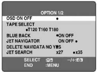 PANASONIC SC-HT790 - While the VCR MENU is displayed - 1