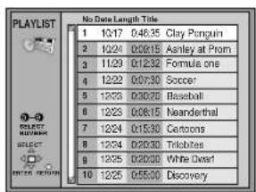 PANASONIC SC-HT790 - Press [PLAY LIST]. - 1