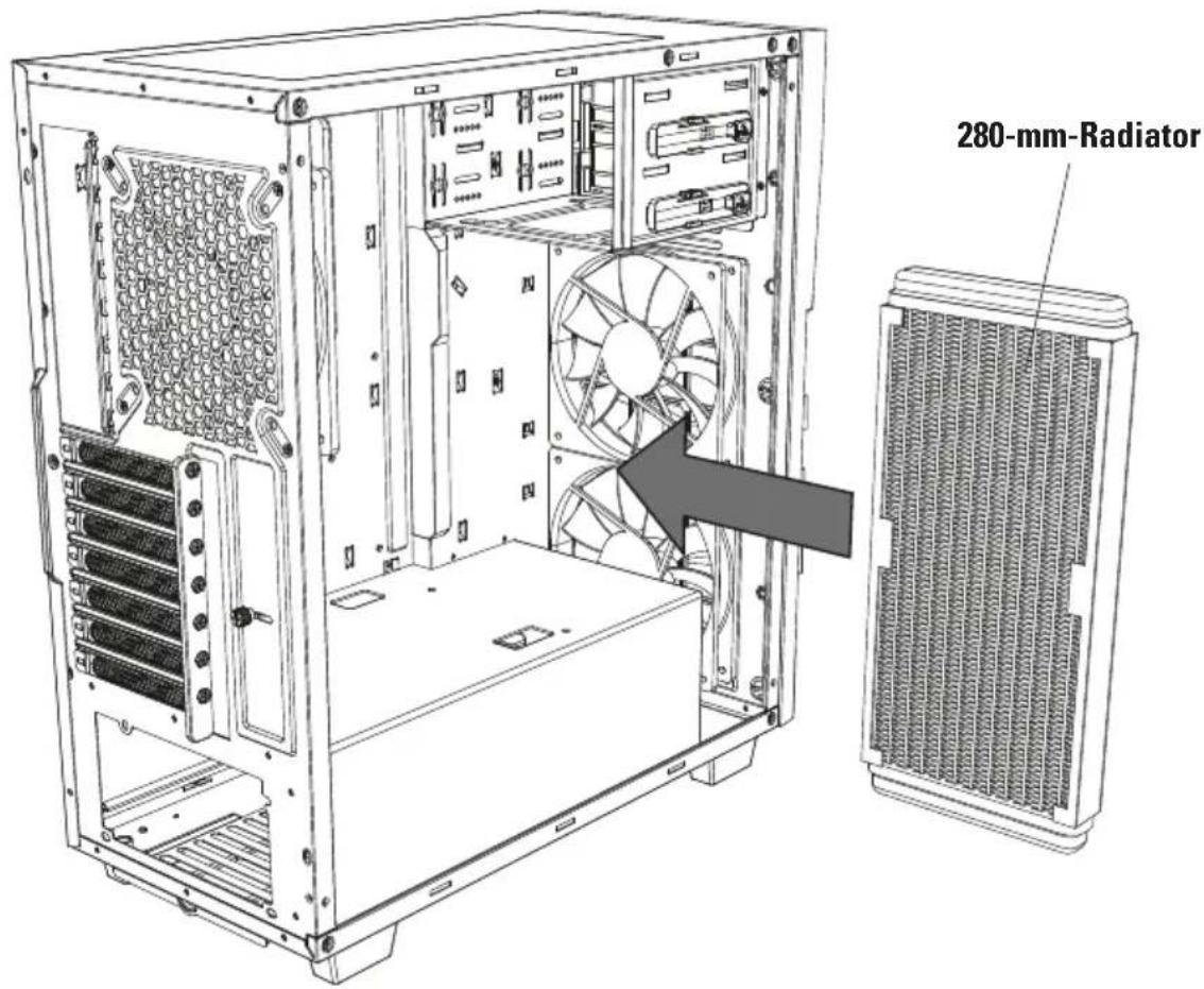 Sharkoon DG7000-G RGB - Radiatoreinbau Gehäusefront - 1