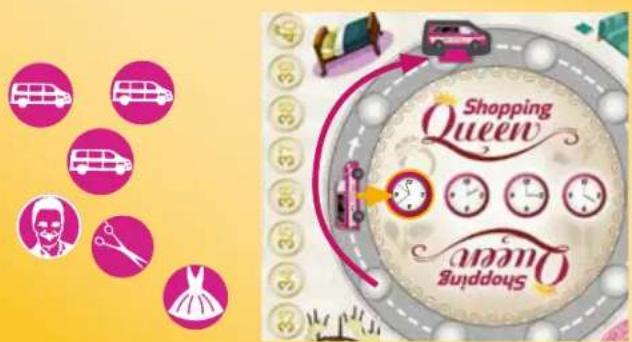 Huch! & Friends Shopping Queen Das Würfelspiel - Shopping-Mobil bewegen - 1
