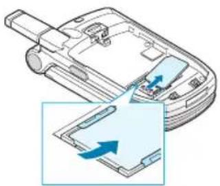 SAMSUNG SGH-Z105M - SIM-Karte einsetzen - 2