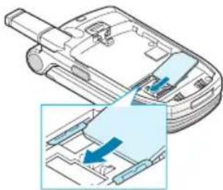SAMSUNG SGH-Z105M - SIM-Karte einsetzen - 1