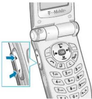 SAMSUNG SGH-Z105M - Lautstärke einstellen - 1