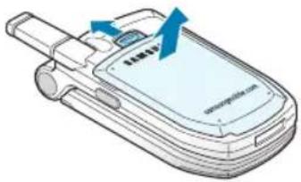 SAMSUNG SGH-Z105M - Akku einsetzen - 3