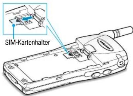 SAMSUNG SGH-Q100 - SIM-Karte installieren - 2