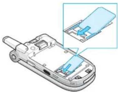 SAMSUNG SGH-Z107M - SIM-Karte einsetzen - 1