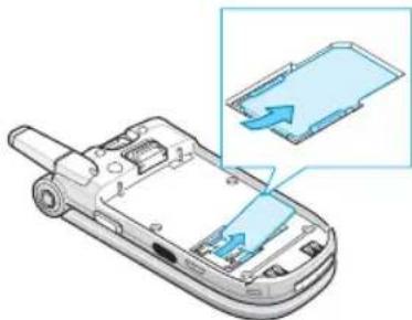 SAMSUNG SGH-Z107M - SIM-Karte einsetzen - 2