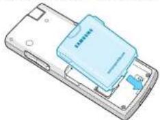SAMSUNG SGH-X610 - SIM-Karte einsetzen - 4