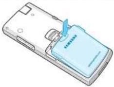 SAMSUNG SGH-X610 - SIM-Karte einsetzen - 5