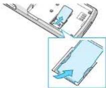 SAMSUNG SGH-X610 - SIM-Karte einsetzen - 3