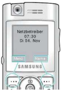 SAMSUNG SGH-X610 - Soft-Tasten verwenden - 1