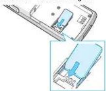 SAMSUNG SGH-X610 - SIM-Karte einsetzen - 2