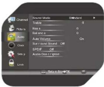 OK OLE 22250-B - MENÚ DE SONIDO - 1