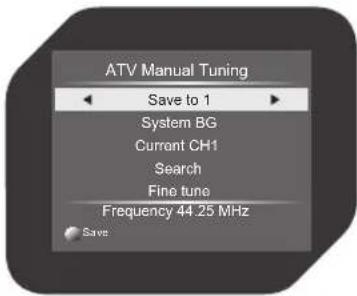 OK OLE 22250-B - ATV Manual Tuning/ Sintonización Manual de ATV - 1