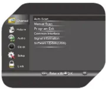 OK OLE 22250-B - DVB Select type/Επιλέξτε τύπο DVB - 1