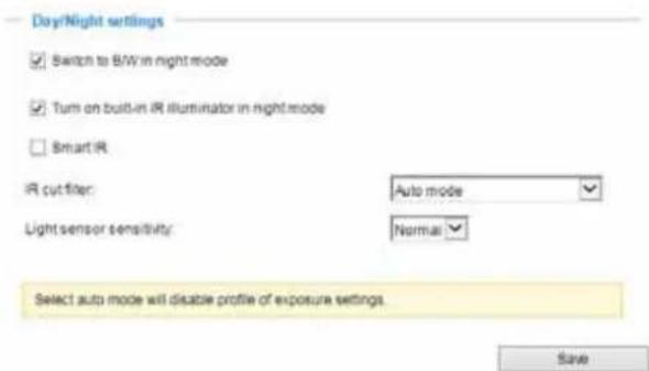 Vivotek IB8360 - Day/Night Settings - 1