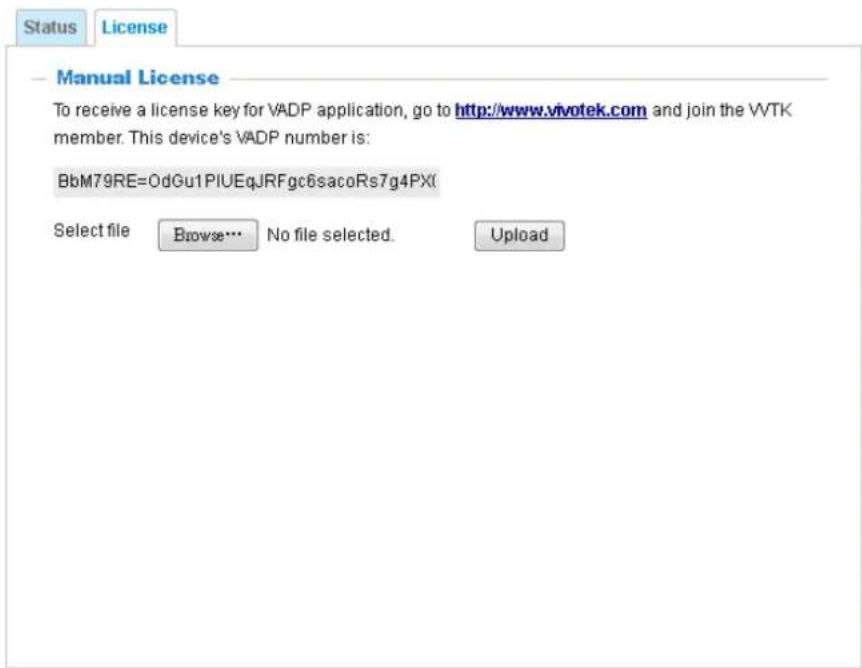 Vivotek IB8360 - Applications > Package management - a.k.a., VADP (VIVOTEK Application Development Platform) - 6