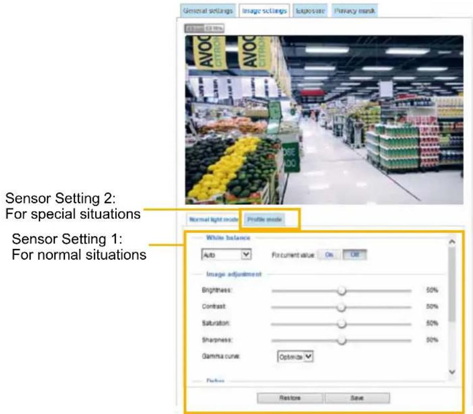 Vivotek IB8360 - Image settings - 1