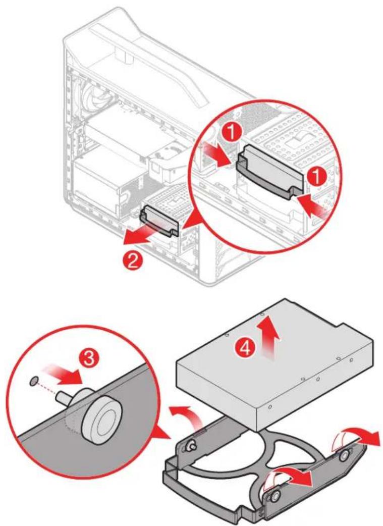 LENOVO Legion T530-28APR - ⑥ Replacing a hard disk drive - 1