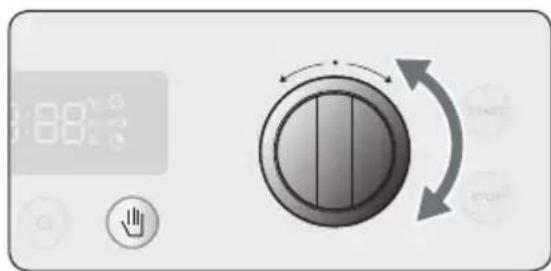 Pelgrim MAC696MAT - Selecting the vegetables menu setting function - 3