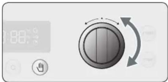 Pelgrim MAC696MAT - Selecting the microwave + hot air function - 4