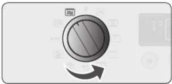 Pelgrim MAC696MAT - De functie magnetron + grill selecteren - 1