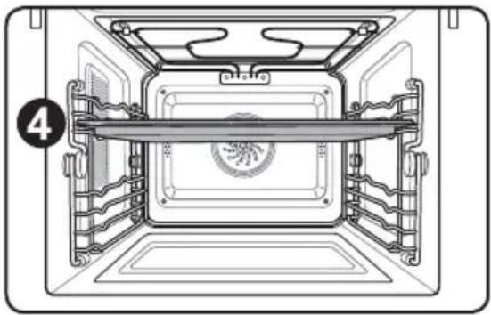 Pelgrim MAC696MAT - Selecting the microwave + grill function - 6