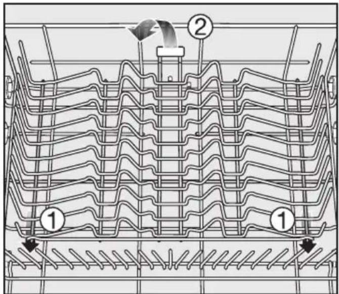 MIELE G 6827 SCi XXL - Removing the insert - 1