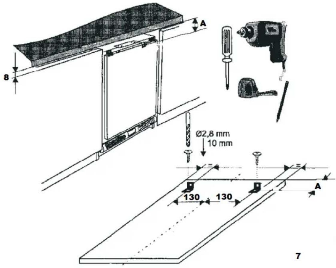 PKM KS133.0A+UB - Wechsel des Türanschlags (Gefrierfach, Abb. 6) - 2