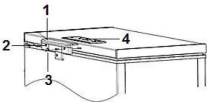 PKM GT 250A++M - Installation des Türgriffs - 1