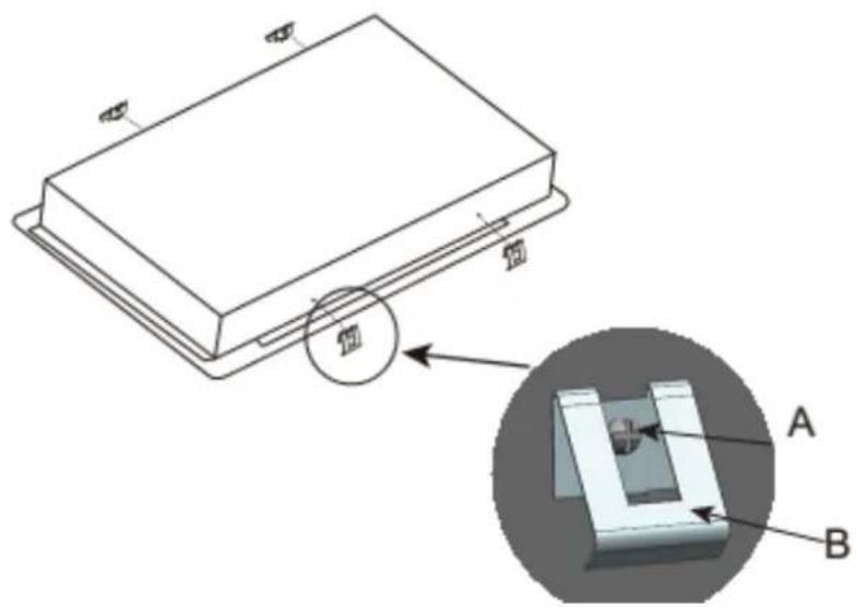 PKM EB-DCF2X - MOUNTING OF THE FIXING BRACKETS: - 1