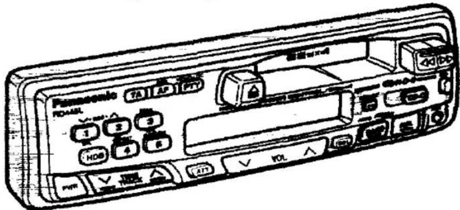 PANASONIC CQ-RD435LEN - Stromversorgung und Klangregler - 1