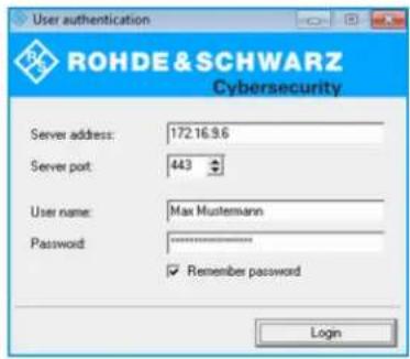 LANCOM UF-500 - Logging in using the LANCOM R&S ^® Unified Firewall's User Authentication Client - 1