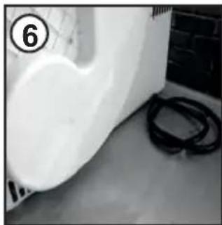 HOOVER GDX H10A2TCEXM-84 - Bitte das Kondenswasserablaufset wie Folgt Montieren: - 6