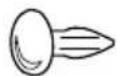 MIELE DA 3496 EXT - screws M4 x 12 mm - 2