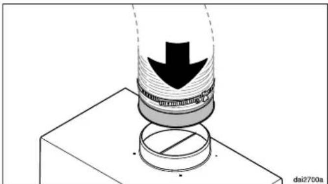 MIELE DA 3496 EXT - Aligning the deflector plate - 5
