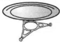 BAUKNECHT MW 55 - GLASDREHTELLER - 1