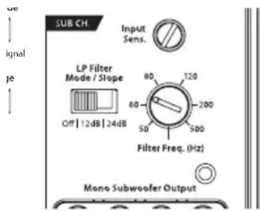 JL Audio XD300/1v2 - FILTER CONTROLS - 1