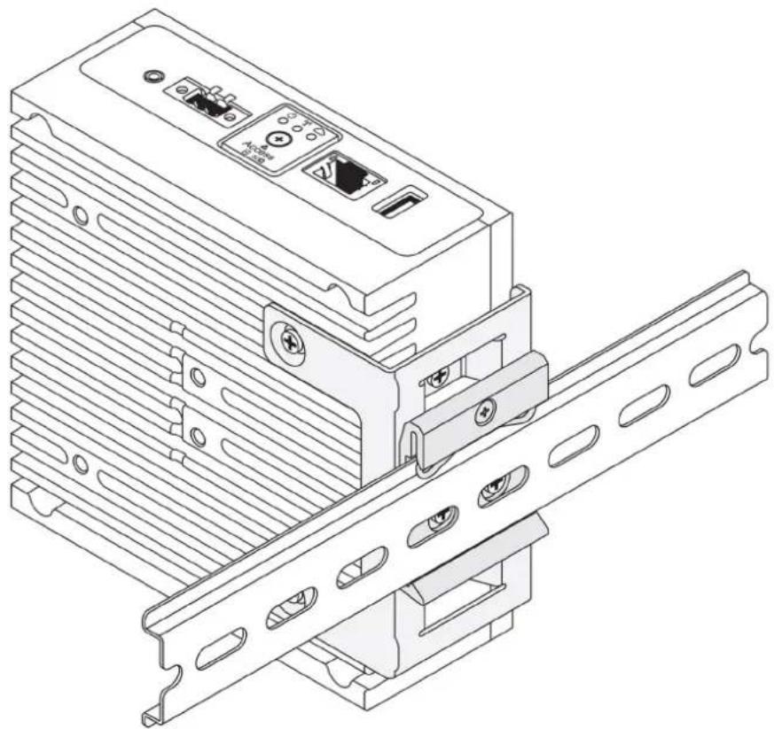 DELL Edge Gateway 3003 - Mounting the Edge Gateway using the perpendicular mount - 6