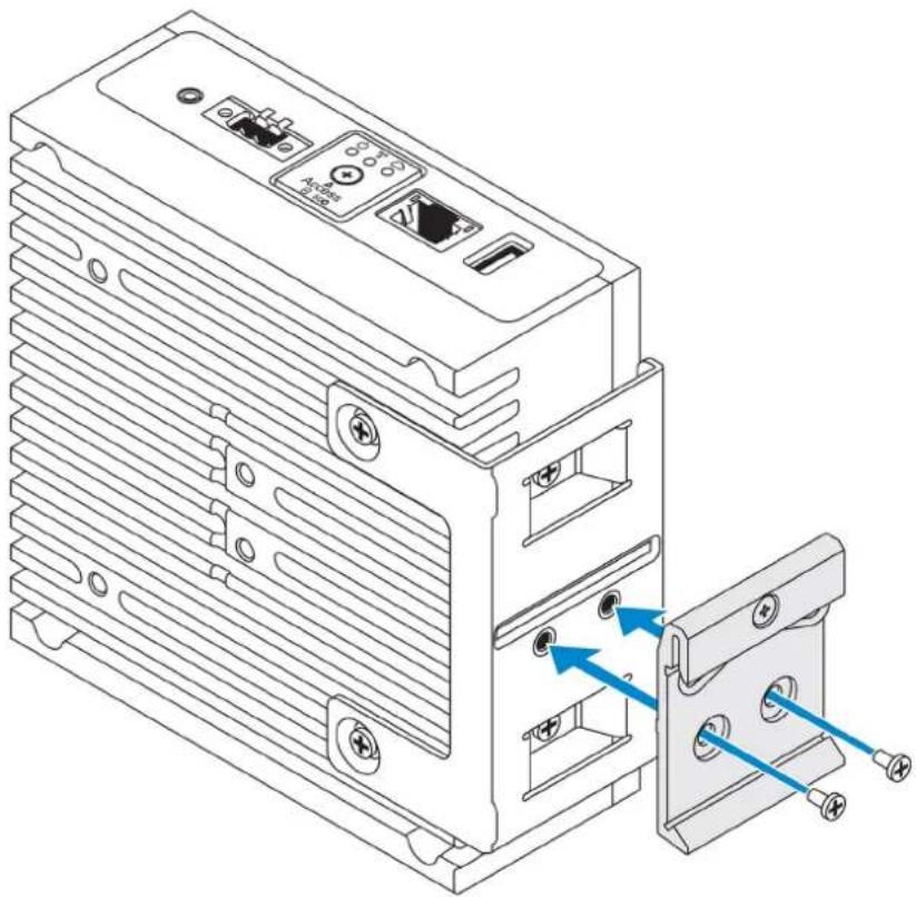 Technical diagram of an electronic device showing internal components and cable connections with labeled ports and connectors