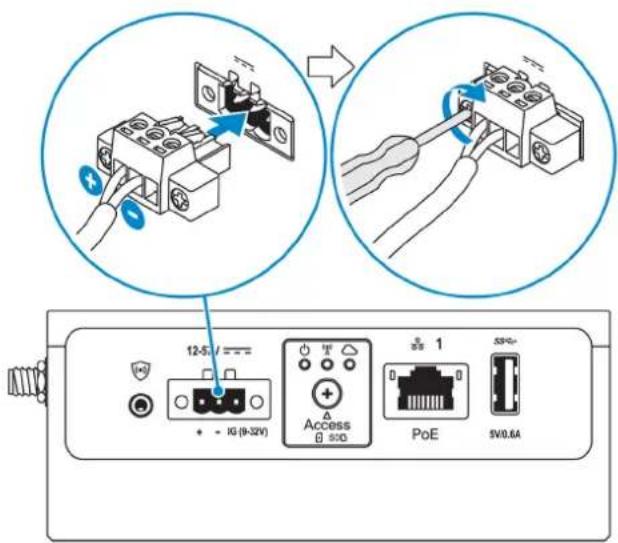 12-5V / = == + - IG (H-32V) Access SOD PoE 5V/0.6A